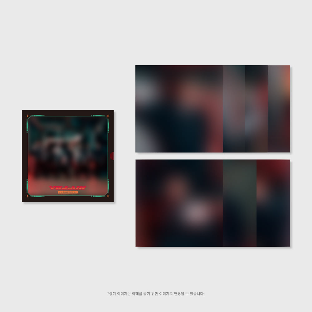 DRIPPIN 3RD MINI ALBUM [Villain] LP POSTER&amp;PHOTOCARD SET